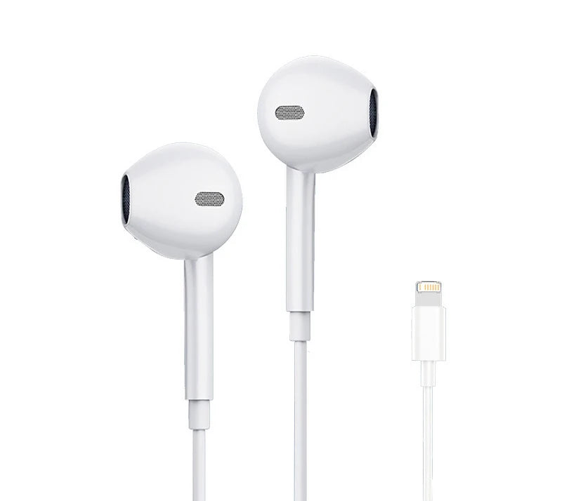 Auriculares con cable originales para iPhone 16/15/14/13/12/11 Pro Max 7/8Plus XR/XS/X iPad auriculares internos Lightning USB-C 3,5mm