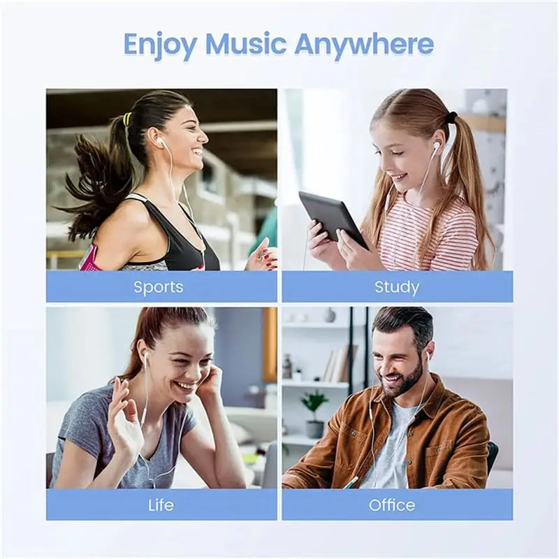 Auriculares con cable originales para iPhone 16/15/14/13/12/11 Pro Max 7/8Plus XR/XS/X iPad auriculares internos Lightning USB-C 3,5mm