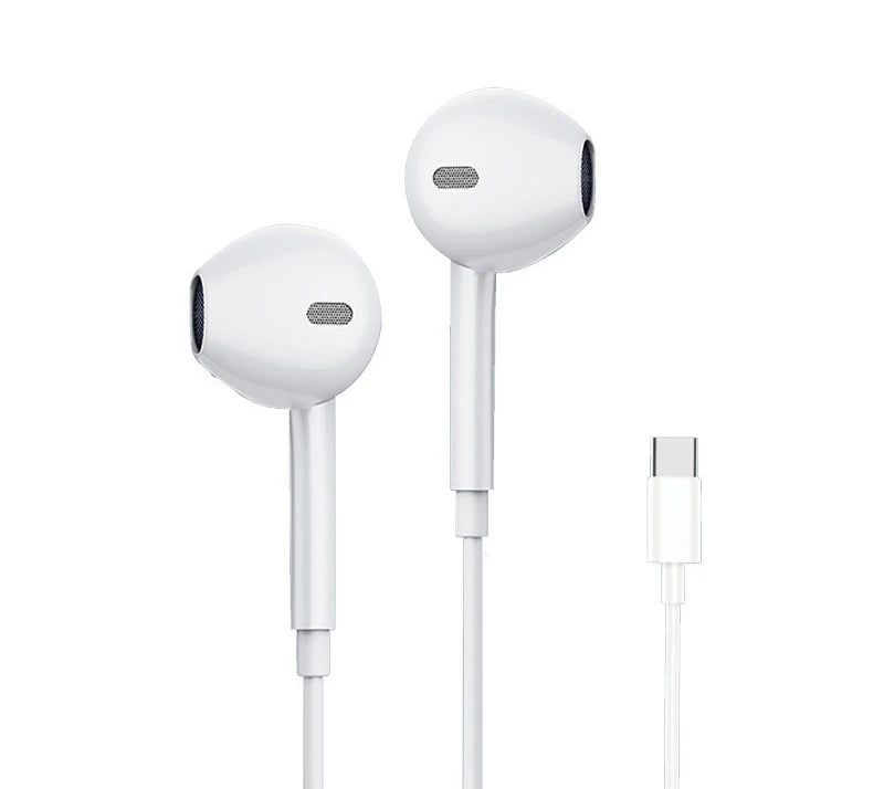 Auriculares con cable originales para iPhone 16/15/14/13/12/11 Pro Max 7/8Plus XR/XS/X iPad auriculares internos Lightning USB-C 3,5mm