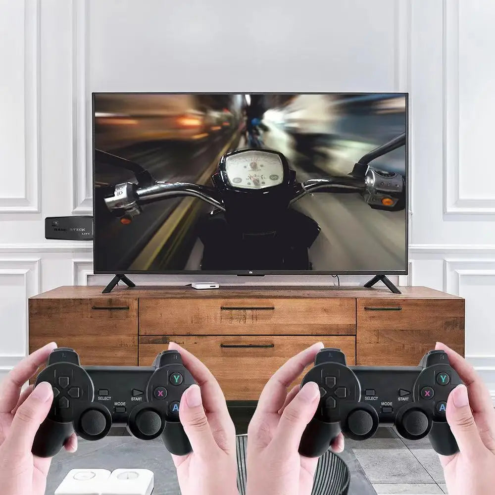 Consola de videojuegos Sticks M8, mando inalámbrico Dual de 2,4G, 4K, 10000 juegos, 64GB, juego Retro para Dropshiopping, regalo de Navidad