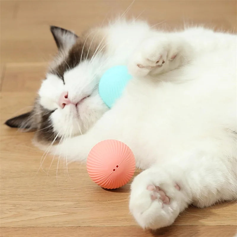 Pelota de juguete inteligente para perros, juguete interactivo electrónico para mascotas, pelota móvil USB, rebote automático para cachorros, regalo de cumpleaños, productos para gatos.