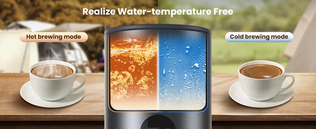 Cafetera exprés de 150W con autocalentamiento rápido de 2-3 Min, cafetera Espresso portátil de viaje con soporte también para taza de té pequeña para N