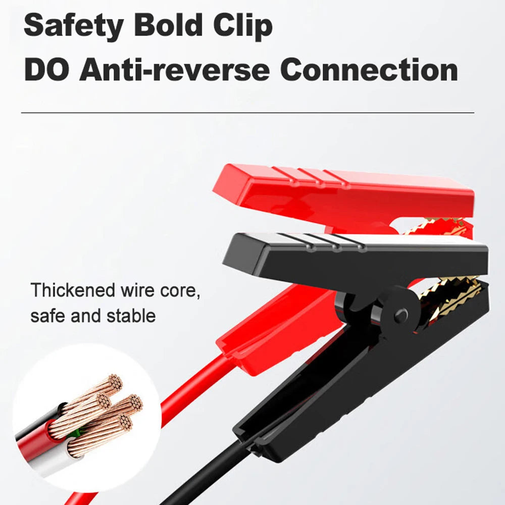 Arrancador de batería portátil para coche, dispositivo de arranque de 12V para gasolina, 4.0L, diésel, 2.0L, 1200A