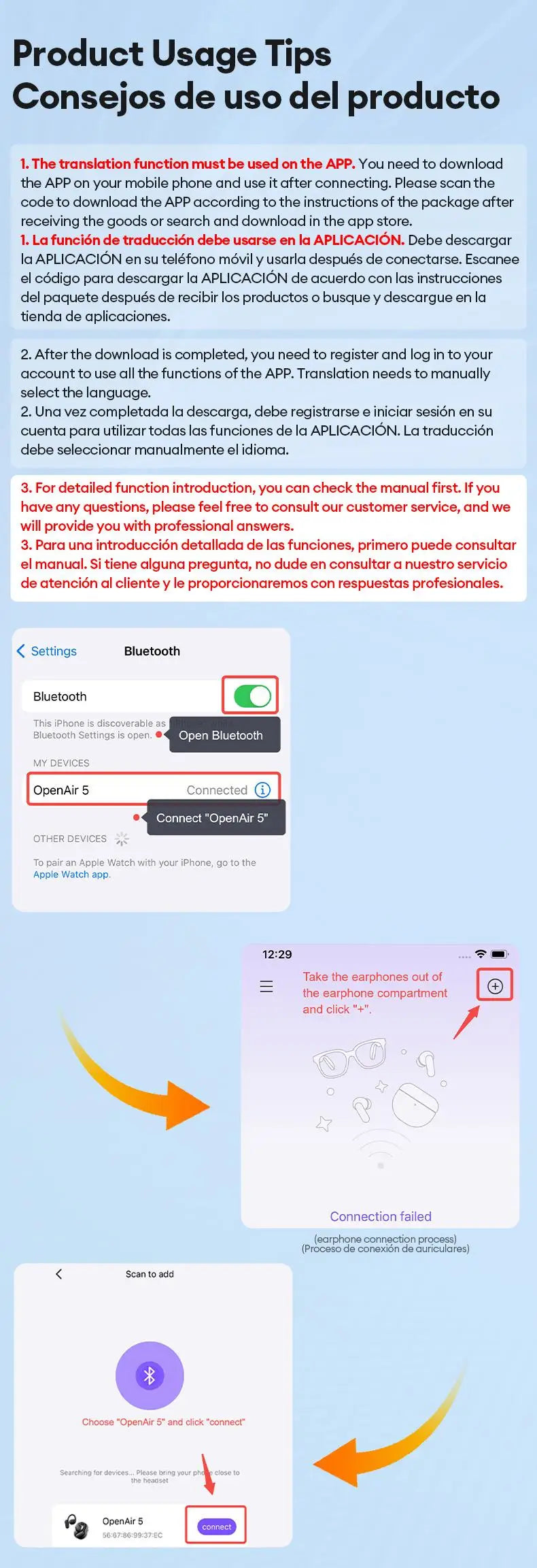 Choice HYUNDAI Openair5 AI auriculares de traducción Bluetooth tipo oreja colgante AI inteligente más de 100 idiomas reunión auricular regalo