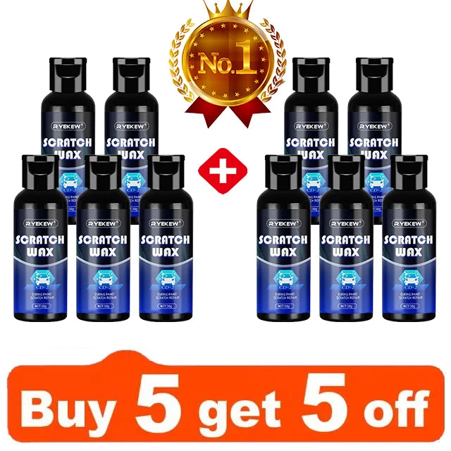 Pasta removedora de arañazos para coche, cera para reparación de pintura de automóviles, reparación de arañazos para automóviles, limpieza y embellecimiento de superficies de automóviles