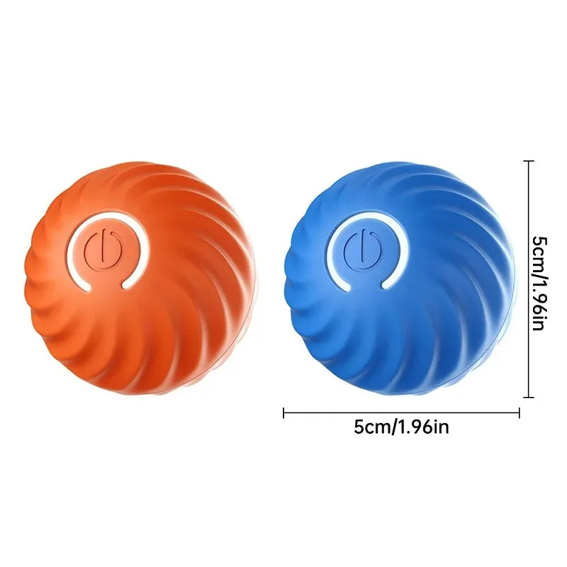 Pelota de juguete para perros, pelota rodante que rebota en movimiento automático, USB, cachorro inteligente, pelota interactiva de juguete para masticar para perros