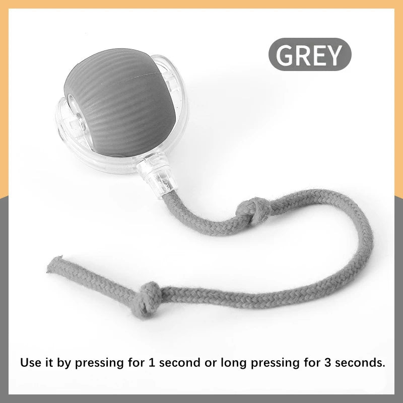 Pelota de juguete inteligente para perros, juguete interactivo electrónico para mascotas, pelota móvil USB, rebote automático para cachorros, regalo de cumpleaños, productos para gatos.
