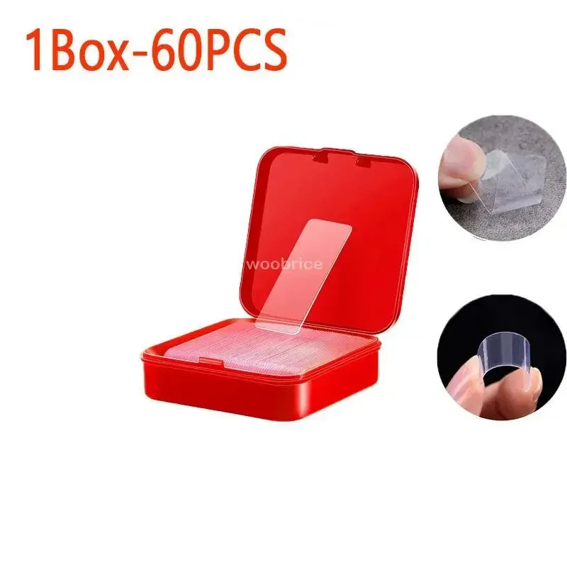 Cinta adhesiva de doble cara Nano reutilizable pegatinas de pared transparentes súper fuertes impermeable pegatina de montaje en pared ampliamente utilizada