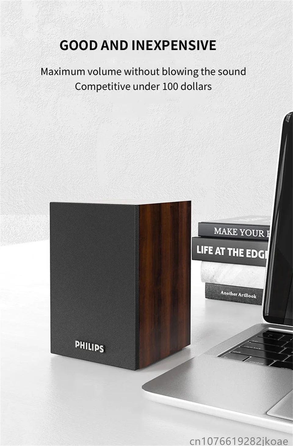 Philips SPA20 Altavoz Bluetooth con sonido envolvente de 360 grados Bluetooth Estéreo inalámbrico para computadora Macbook Laptop