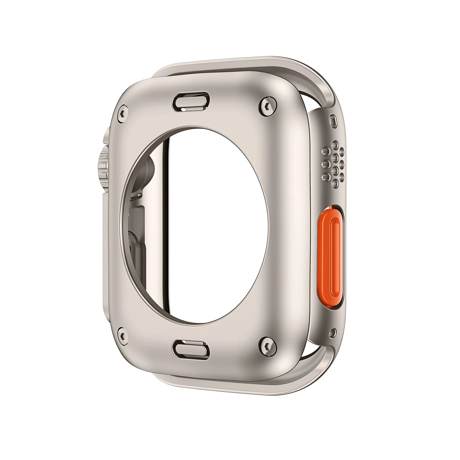 Funda protectora de pantalla para Apple Watch 45mm 44mm 40mm 41mm funda dura de parachoques trasero delantero de PC iwatch 9 8 7 SE 6 5 4 cambio a Ultra