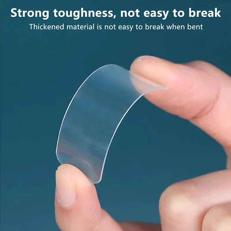 Cinta adhesiva de doble cara Nano reutilizable pegatinas de pared transparentes súper fuertes impermeable pegatina de montaje en pared ampliamente utilizada