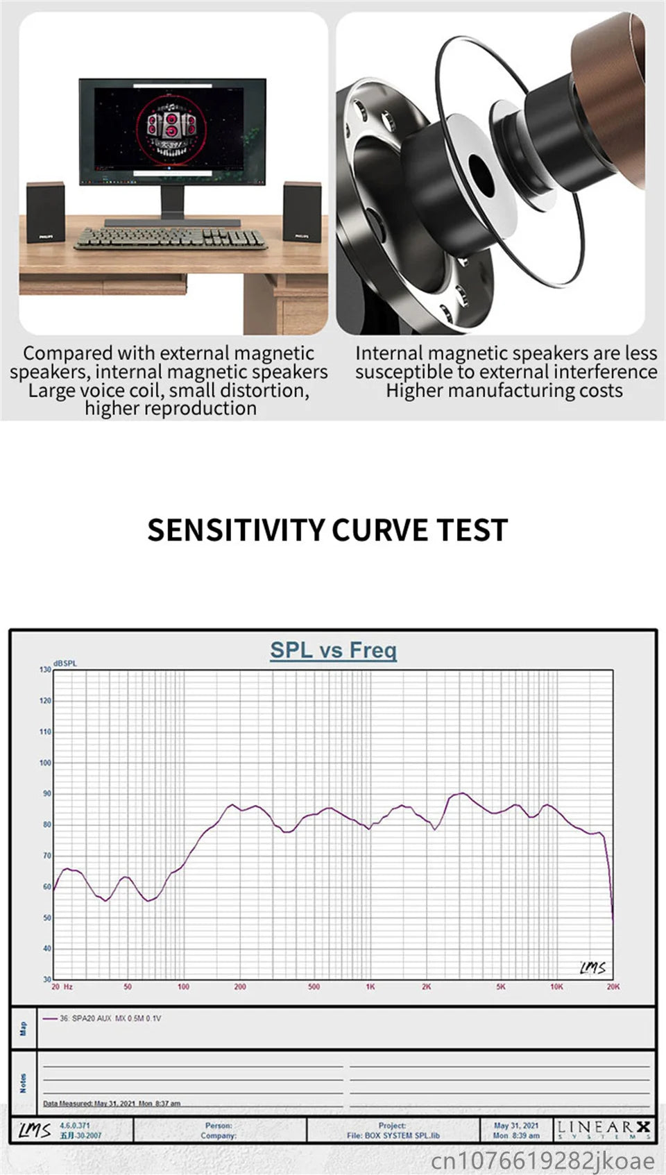 Philips SPA20 Altavoz Bluetooth con sonido envolvente de 360 grados Bluetooth Estéreo inalámbrico para computadora Macbook Laptop