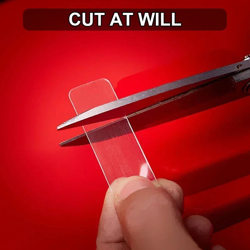 Cinta adhesiva de doble cara Nano reutilizable pegatinas de pared transparentes súper fuertes impermeable pegatina de montaje en pared ampliamente utilizada