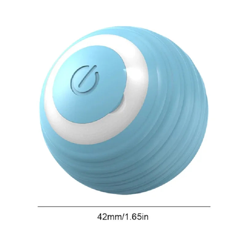 Nuevos juguetes eléctricos de pelota para gatos, bola rodante automática con rompecabezas, juguetes para gatos y pájaros, Sensor inteligente interactivo para mascotas, juguetes recargables para gatos