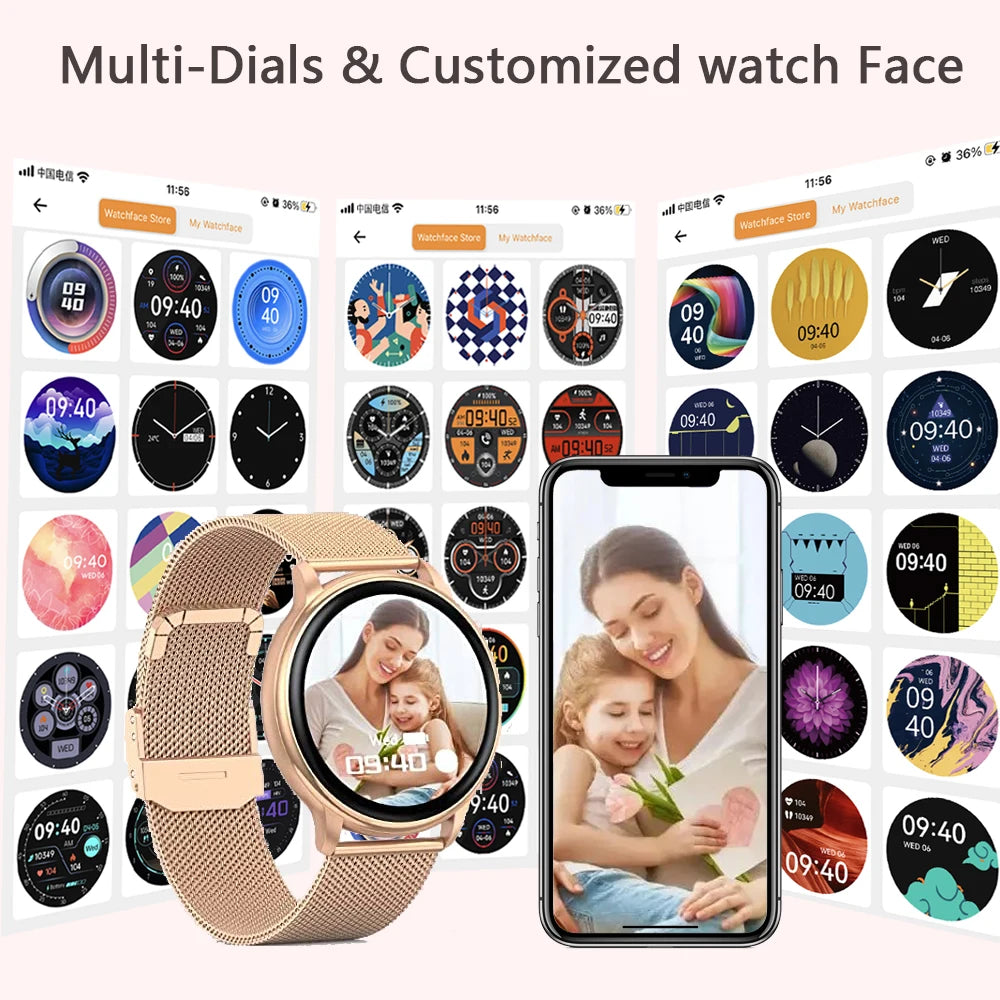 MEVADEN-reloj inteligente para hombre y mujer, pulsera con llamadas, Bluetooth, Dial personalizado, deportivo, rastreador de Fitness, frecuencia cardíaca, para Android e IOS, Y22