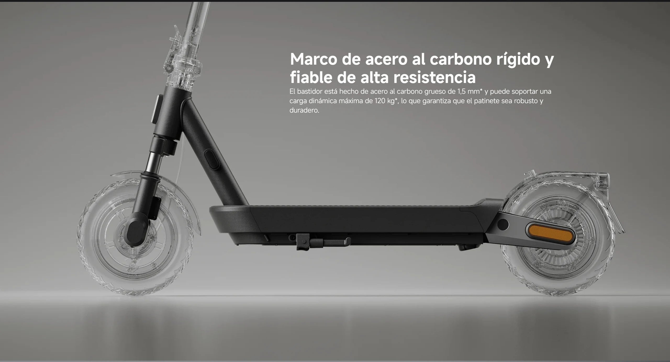 Oficial | Xiaomi Electric Scooter 5 Pro, Amortiguadores dobles delantero y trasero, Duración de la batería prolongada, Luz delantera automática