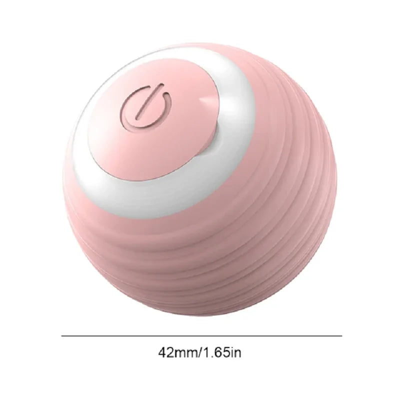 Nuevos juguetes eléctricos de pelota para gatos, bola rodante automática con rompecabezas, juguetes para gatos y pájaros, Sensor inteligente interactivo para mascotas, juguetes recargables para gatos