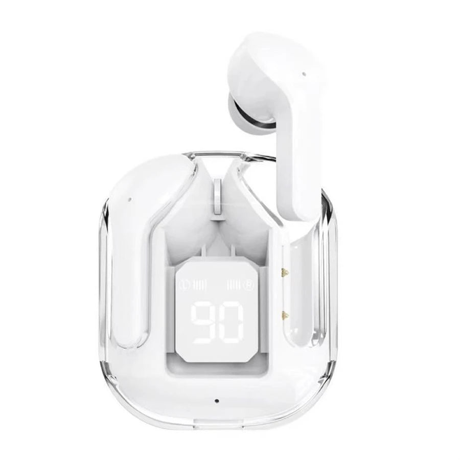 Auriculares inalámbricos Bluetooth T2 originales, auriculares HIFI transparentes con pantalla Digital de potencia LED, auriculares con sonido estéreo para teléfono