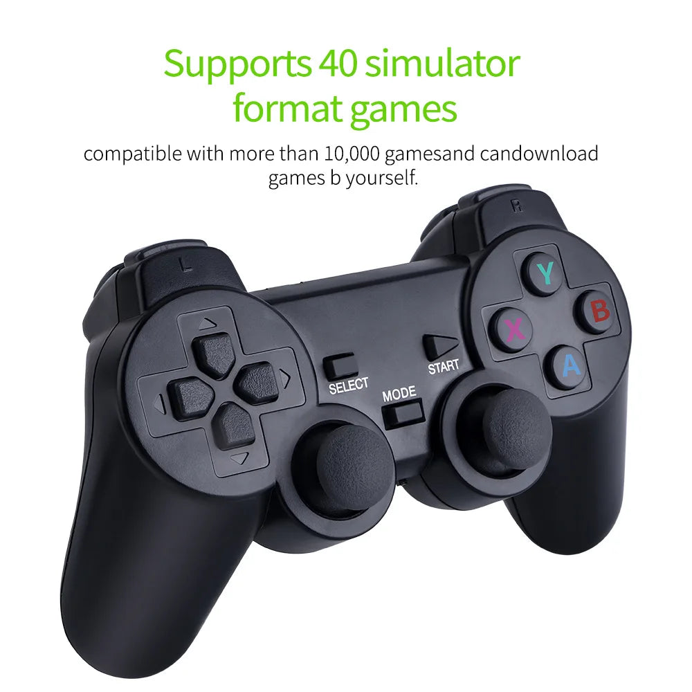 Consola de videojuegos Sticks M8, mando inalámbrico Dual de 2,4G, 4K, 10000 juegos, 64GB, juego Retro para Dropshiopping, regalo de Navidad
