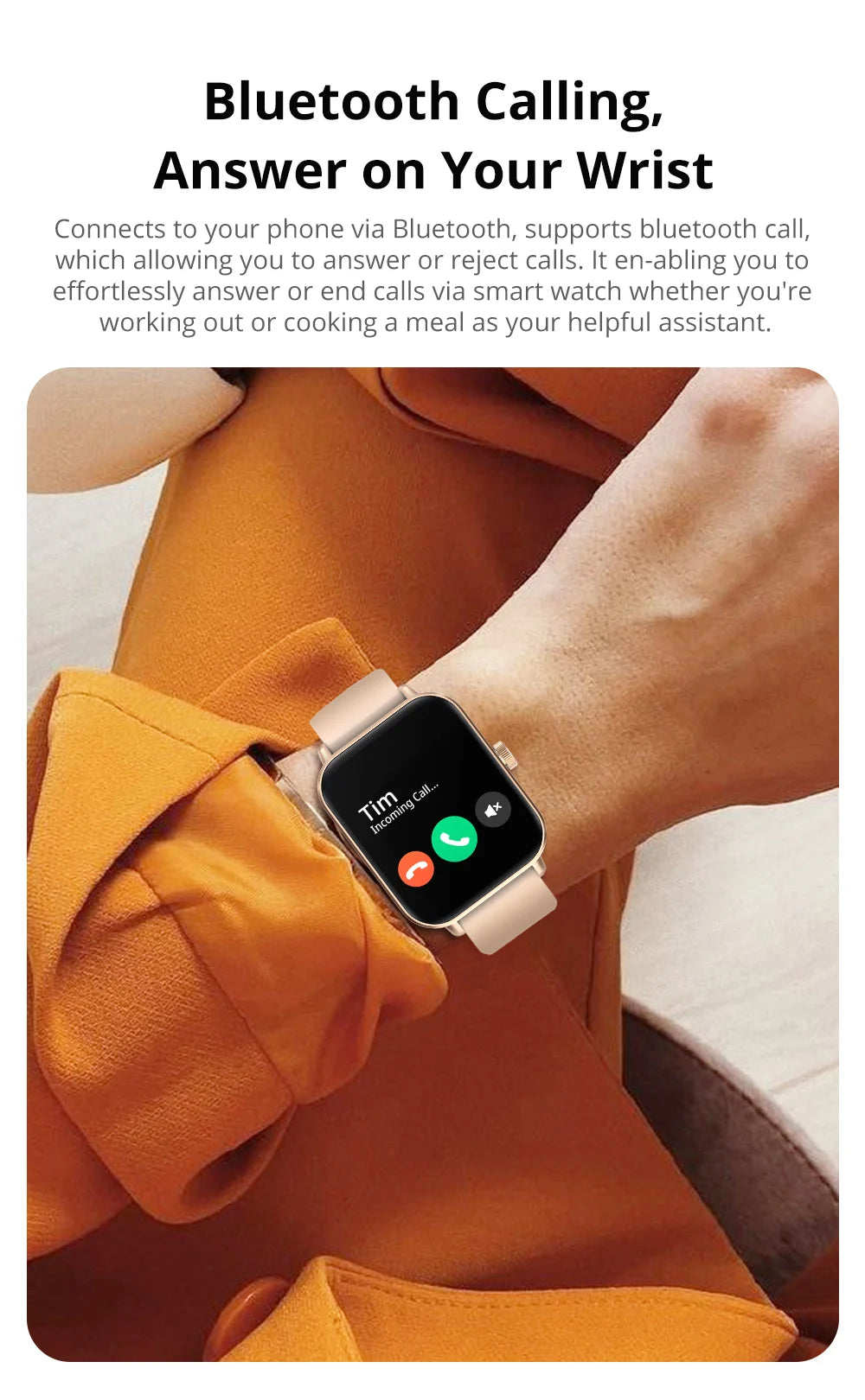 Reloj inteligente COLMI P81 con llamadas de voz, pantalla Ultra de 1,9 pulgadas, Monitor de salud 24H, más de 100 modos deportivos, reloj inteligente Bluetooth para hombres y mujeres