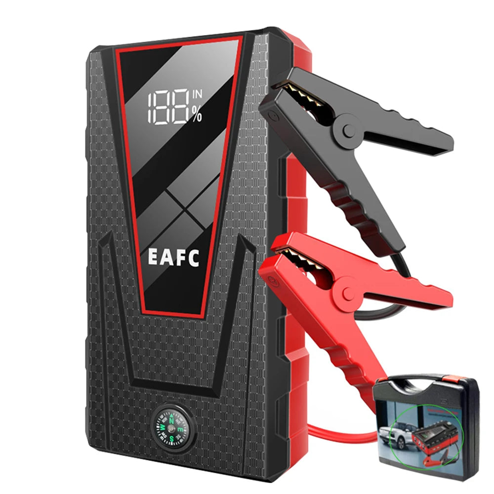 Arrancador de batería portátil para coche, dispositivo de arranque de 12V para gasolina, 4.0L, diésel, 2.0L, 1200A