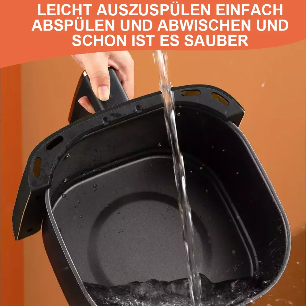 Freidoras de aire eléctricas de 4/5/6/7/10/12L, cocina doméstica automática sin aceite 360 ° Horno de convección para hornear freidora sin aceite