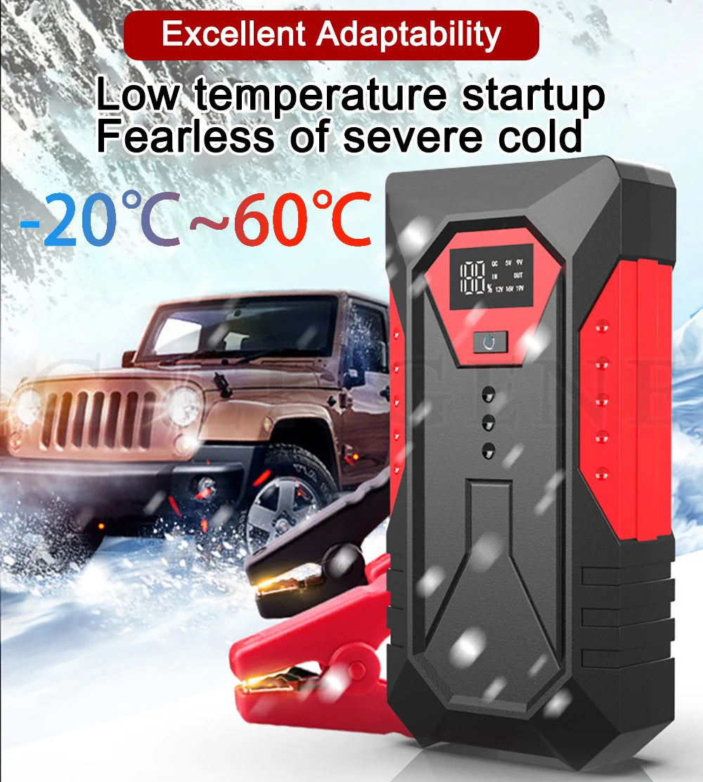 GKFLY 800A 1200A 2000A arrancador de batería de coche banco de energía grande refuerzo de batería de coche 12V dispositivo de arranque de coche para gasolina 6.0L diésel 4.0L