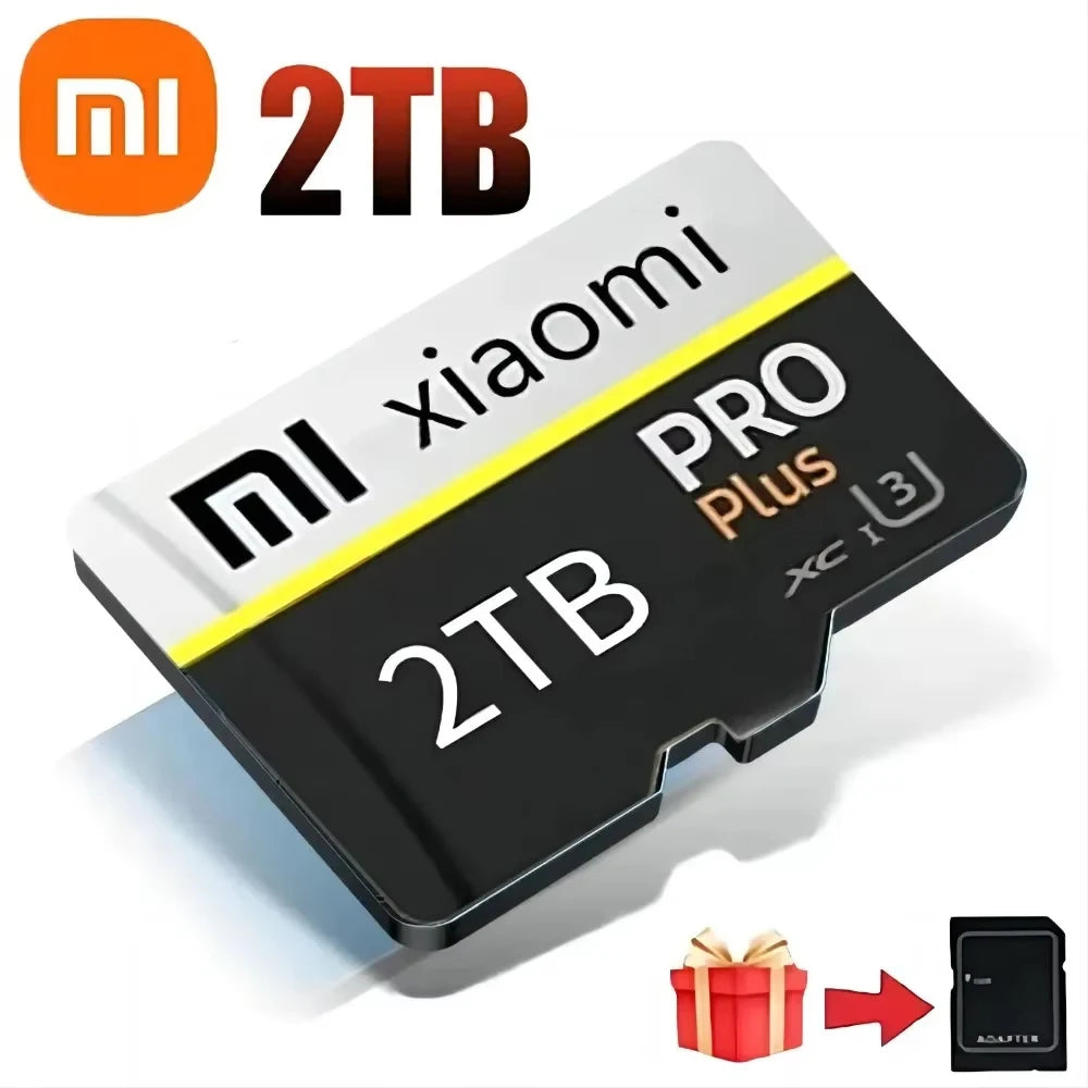 Tarjeta de memoria SD Xiaomi 2TB 1TB Clase 10 tarjeta Micro TF de alta velocidad 1TB 512GB para Nintendo Switch PC tarjeta SD de teléfono inteligente 128GB 256GB