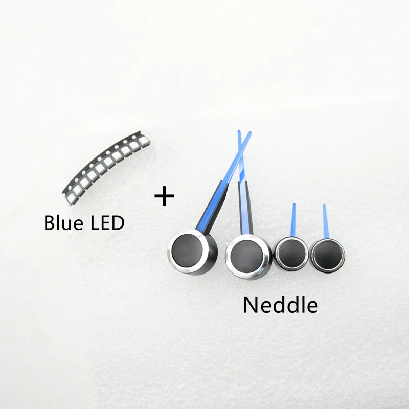Instrumento de tablero, aguja azul, fondo blanco, escala de papel, luz LED, reequipamiento para VW Bora MK4 Golf 4 R32 Metro 300