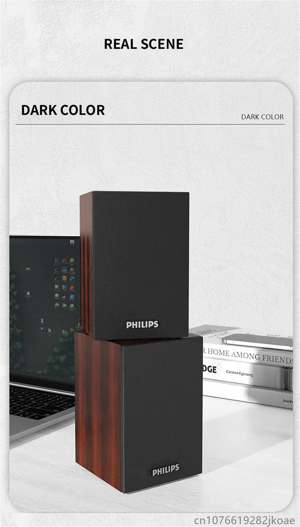 Philips SPA20 Altavoz Bluetooth con sonido envolvente de 360 grados Bluetooth Estéreo inalámbrico para computadora Macbook Laptop