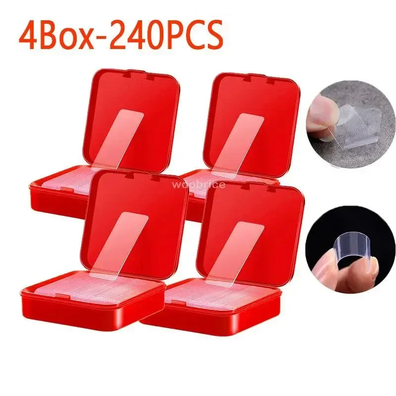 Cinta adhesiva de doble cara Nano reutilizable pegatinas de pared transparentes súper fuertes impermeable pegatina de montaje en pared ampliamente utilizada