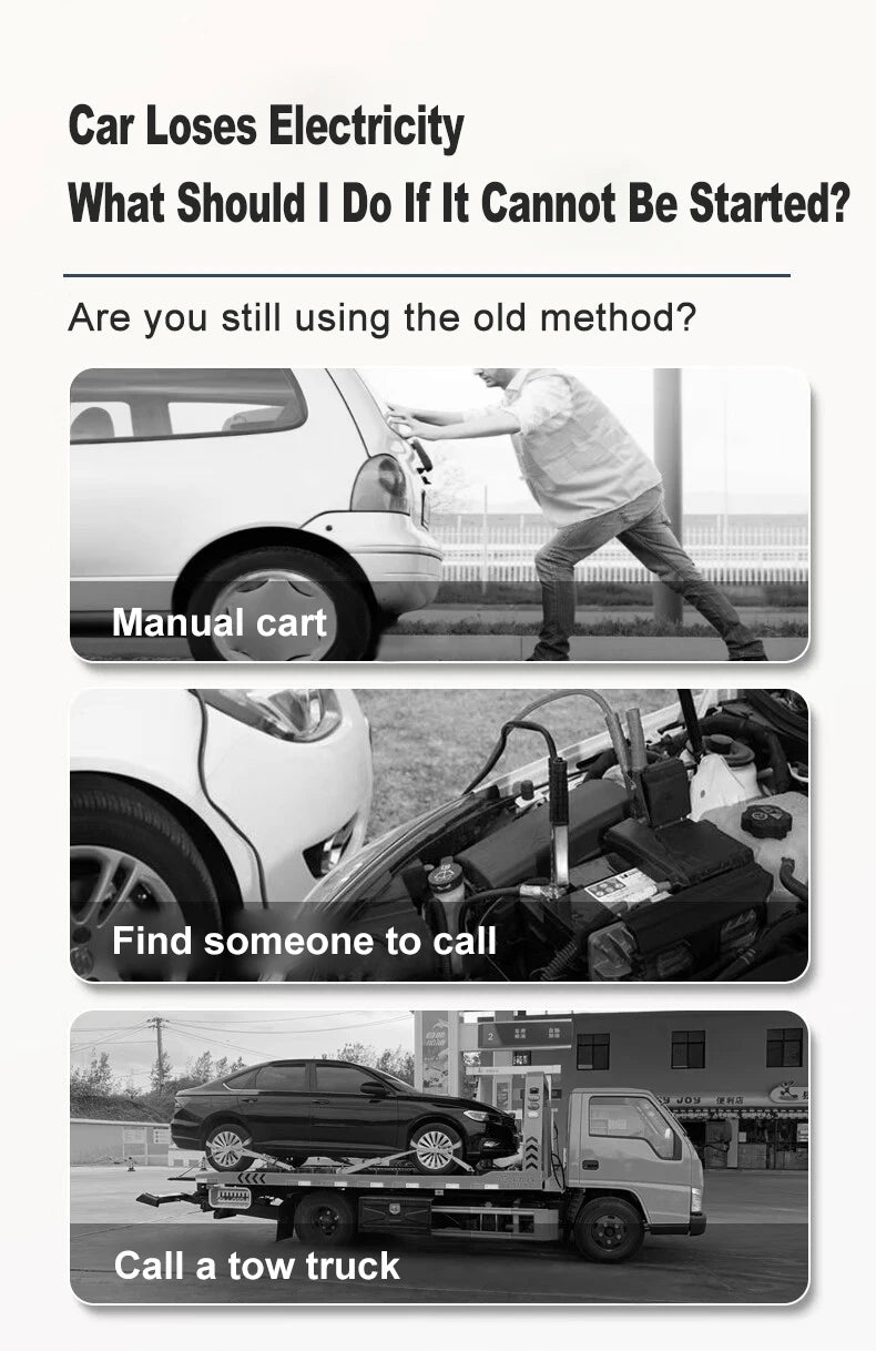 Arrancador de batería portátil para coche, dispositivo de arranque de 12V para gasolina, 4.0L, diésel, 2.0L, 1200A