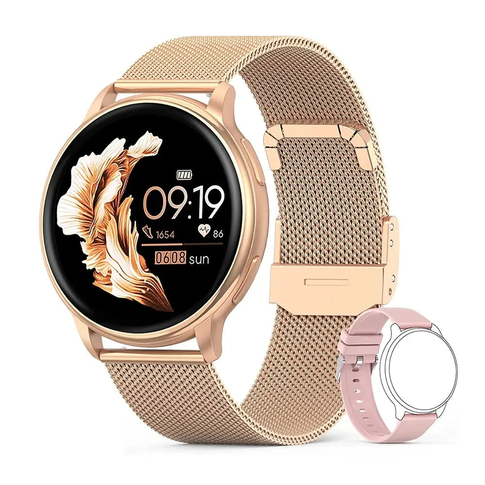 MEVADEN-reloj inteligente para hombre y mujer, pulsera con llamadas, Bluetooth, Dial personalizado, deportivo, rastreador de Fitness, frecuencia cardíaca, para Android e IOS, Y22