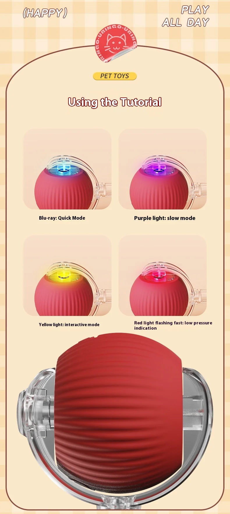 Nuevos juguetes eléctricos de pelota para gatos, bola rodante automática con rompecabezas, juguetes para gatos y pájaros, Sensor inteligente interactivo para mascotas, juguetes recargables para gatos