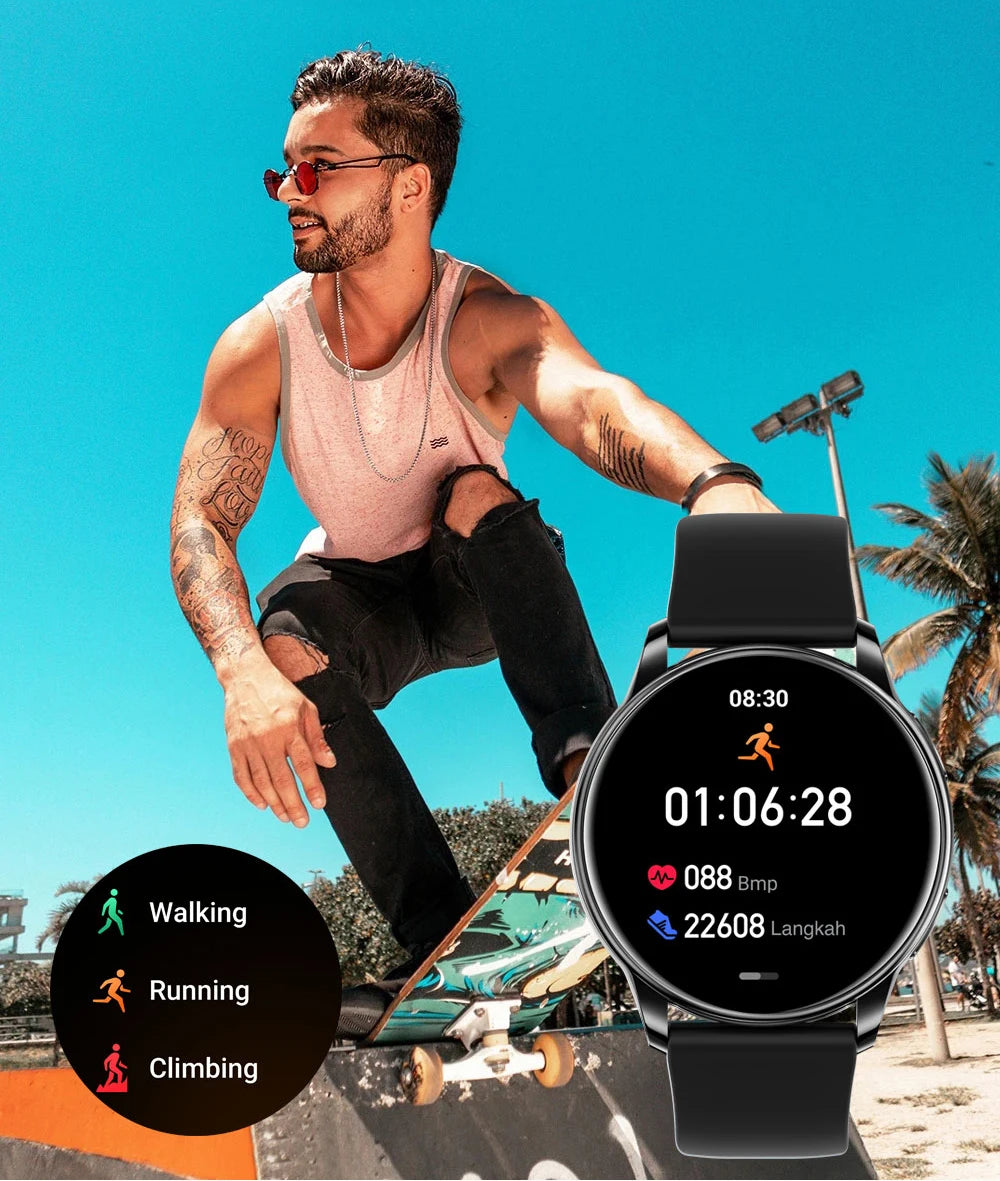 MEVADEN-reloj inteligente para hombre y mujer, pulsera con llamadas, Bluetooth, Dial personalizado, deportivo, rastreador de Fitness, frecuencia cardíaca, para Android e IOS, Y22