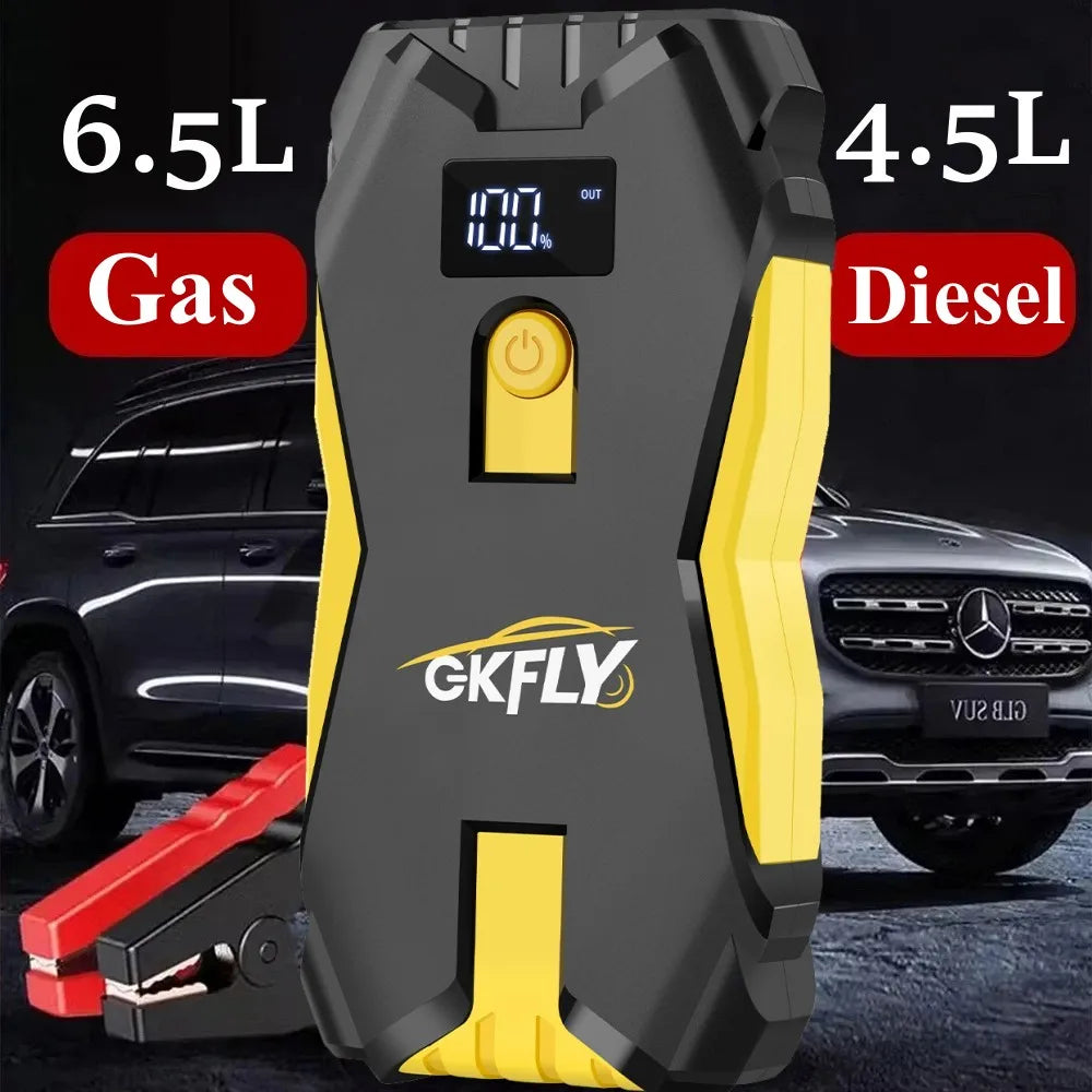 GKFLY 800A 1200A 2000A arrancador de batería de coche banco de energía grande refuerzo de batería de coche 12V dispositivo de arranque de coche para gasolina 6.0L diésel 4.0L