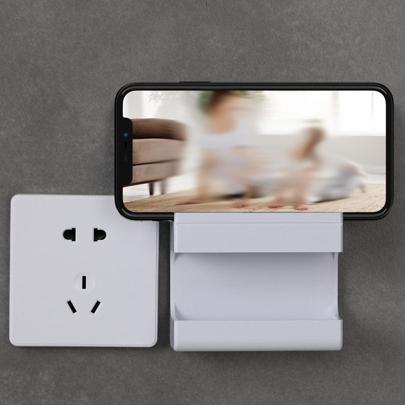 Organizador multifuncional montado en la pared para mandos a distancia y teléfonos móviles