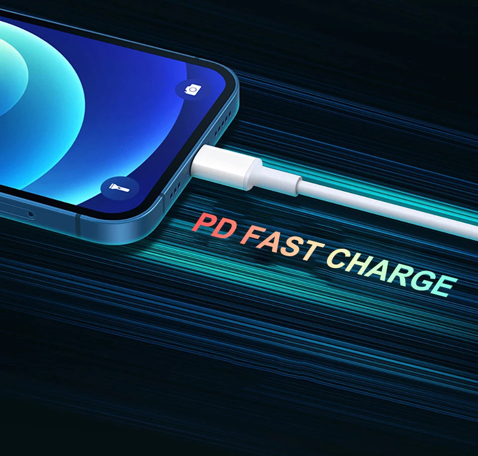 PD 20W Fast Charger For iPhone 16 14 13 12 11 15 Pro Max Plus Mini X XR iPad USB Type C Charger Fast Charging Quick Charger Plug