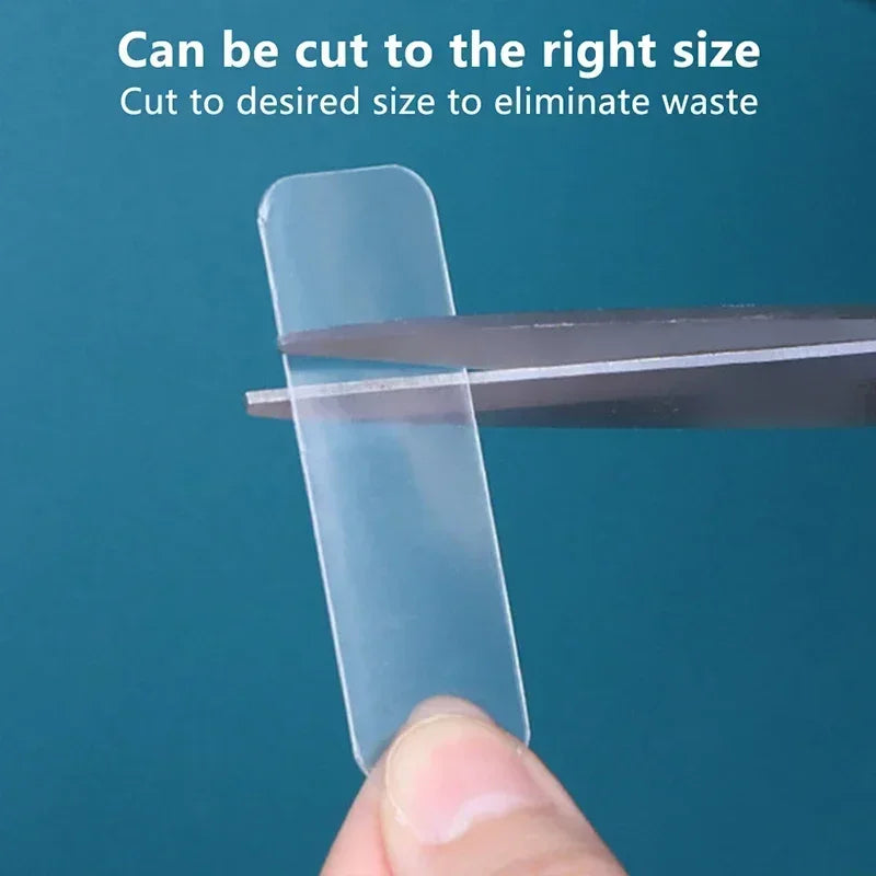 Cinta adhesiva de doble cara Nano reutilizable pegatinas de pared transparentes súper fuertes impermeable pegatina de montaje en pared ampliamente utilizada