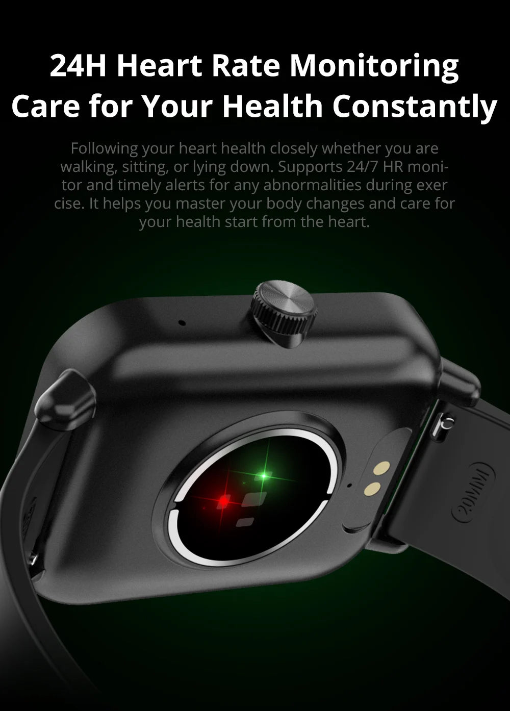 Reloj inteligente COLMI P81 con llamadas de voz, pantalla Ultra de 1,9 pulgadas, Monitor de salud 24H, más de 100 modos deportivos, reloj inteligente Bluetooth para hombres y mujeres