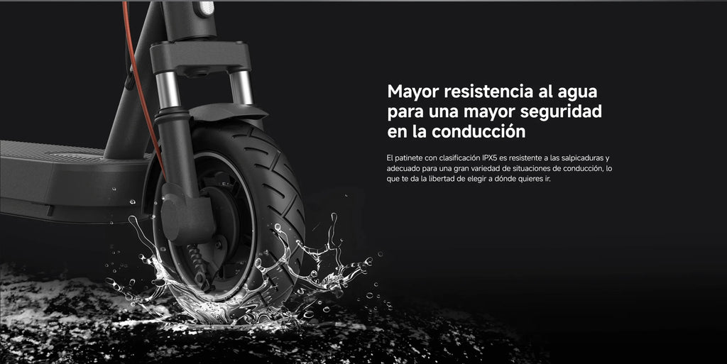 Oficial | Xiaomi Electric Scooter 5 Pro, Amortiguadores dobles delantero y trasero, Duración de la batería prolongada, Luz delantera automática