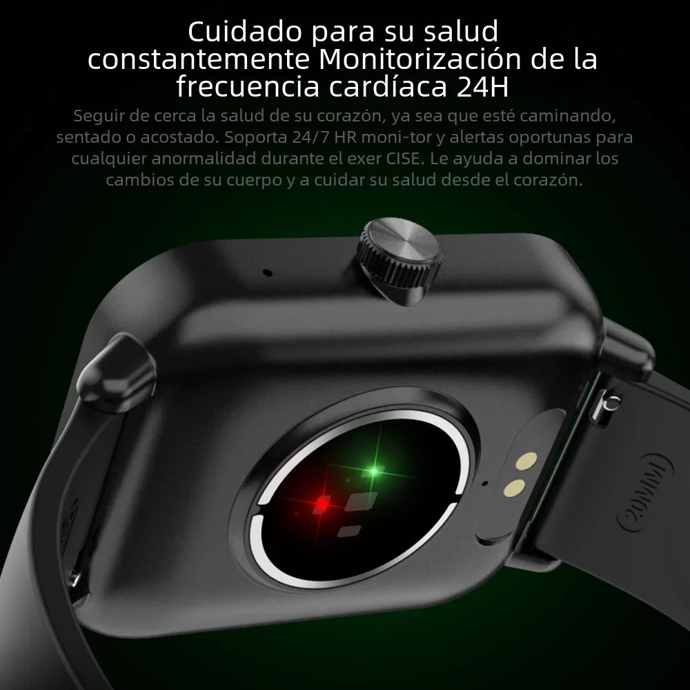 Reloj inteligente COLMI P81 con llamadas de voz, pantalla Ultra de 1,9 pulgadas, Monitor de salud 24H, más de 100 modos deportivos, reloj inteligente Bluetooth para hombres y mujeres