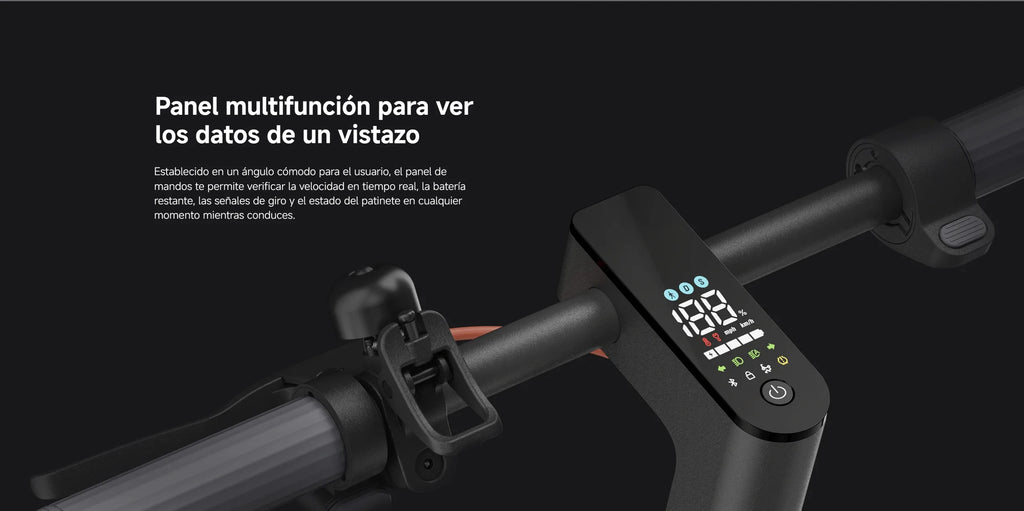 Oficial | Xiaomi Electric Scooter 5 Pro, Amortiguadores dobles delantero y trasero, Duración de la batería prolongada, Luz delantera automática