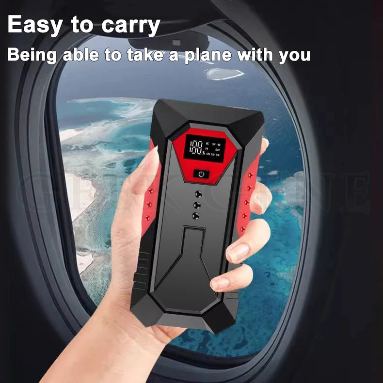 GKFLY 800A 1200A 2000A arrancador de batería de coche banco de energía grande refuerzo de batería de coche 12V dispositivo de arranque de coche para gasolina 6.0L diésel 4.0L