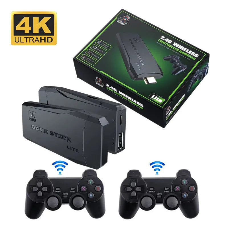 Consola de videojuegos Sticks M8, mando inalámbrico Dual de 2,4G, 4K, 10000 juegos, 64GB, juego Retro para Dropshiopping, regalo de Navidad