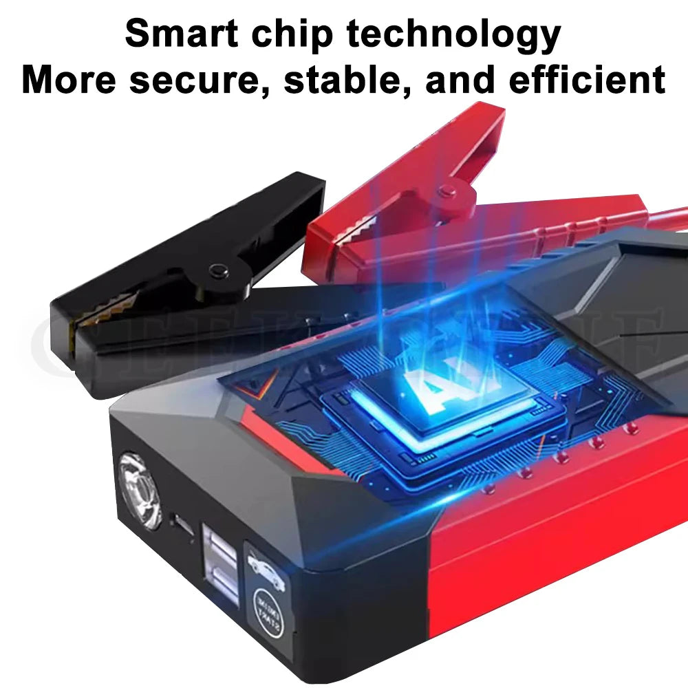 GKFLY 800A 1200A 2000A arrancador de batería de coche banco de energía grande refuerzo de batería de coche 12V dispositivo de arranque de coche para gasolina 6.0L diésel 4.0L