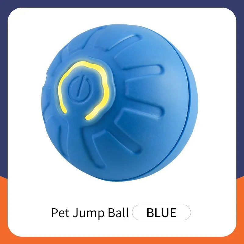 Pelota de juguete inteligente para perros, juguete interactivo electrónico para mascotas, pelota móvil USB, rebote automático para cachorros, regalo de cumpleaños, productos para gatos.