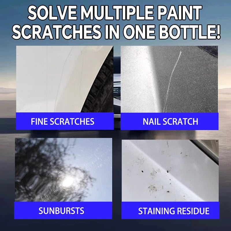 Pasta removedora de arañazos para coche, cera para reparación de pintura de automóviles, reparación de arañazos para automóviles, limpieza y embellecimiento de superficies de automóviles