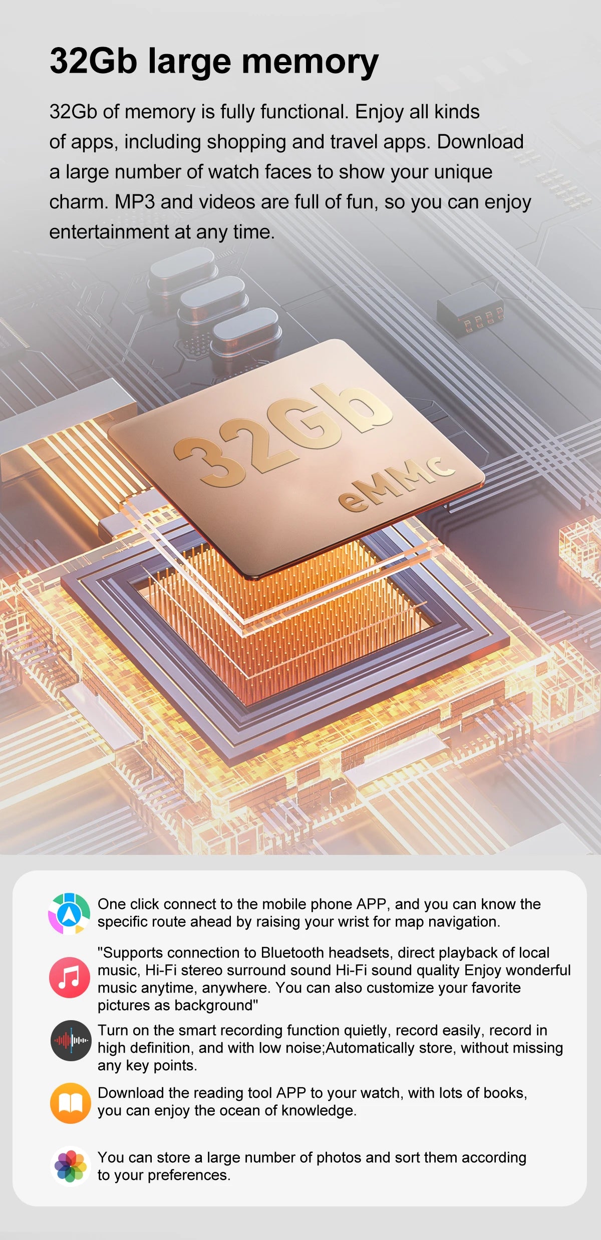 DT Ultra 3 Smartwatch pantalla Amoled 4GB reproductor MP3 MP4 Bluetooth red compartido aplicación tienda ChatGPT reloj inteligente AI hombre Sportwatch