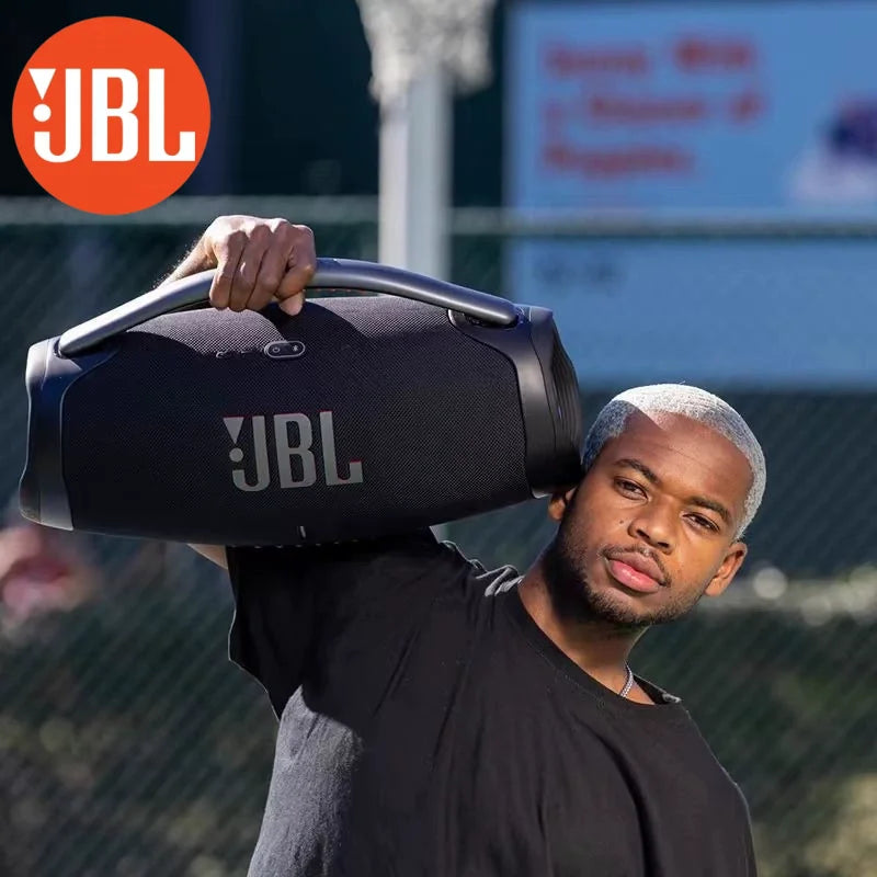 JBL Boombox3 180W altavoz portátil inalámbrico IP67 a prueba de polvo 24H batería PartyBoost Bass mango de Metal resistente para viajes al aire libre
